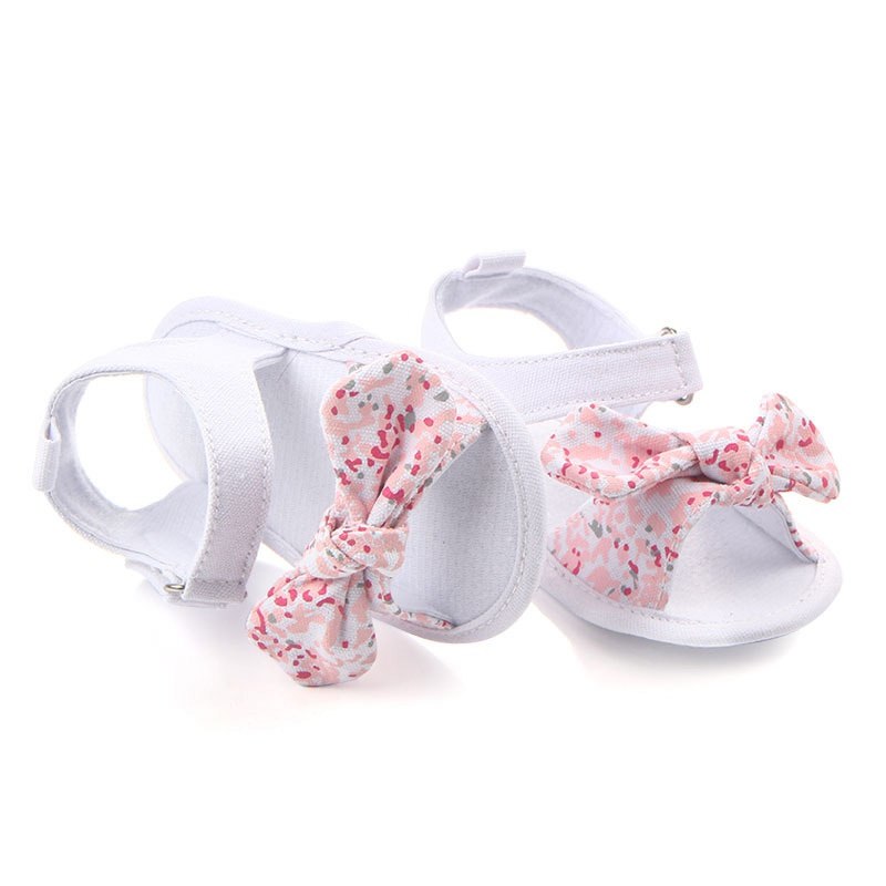 Big Bow Floral Color Girl Princess Shoes Baby Girls - BabyParadise