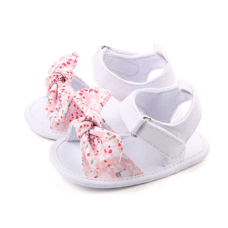 Big Bow Floral Color Girl Princess Shoes Baby Girls - BabyParadise