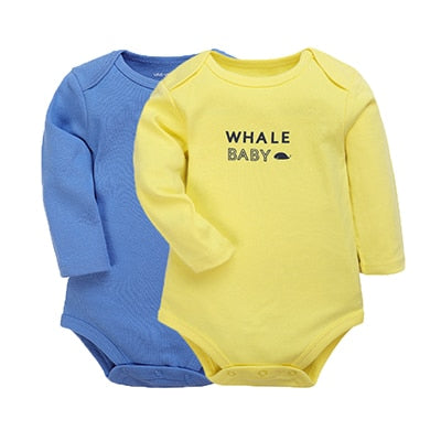 2Pcs/Lot YAOYAO Newborn Baby Girl Bodysuits Set Long Sleeves - BabyParadise
