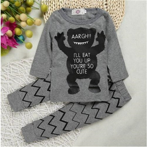 Pullover Baby boy long sleeves O-shaped neck cotton printing Imperial crown - BabyParadise